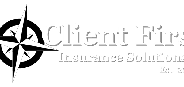 Client First Insurance Solutions - Logo 800 White